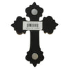 Double Magnetic Turquoise Cross Home Decor by Pine Ridge - Religious Light-weight Polyresin Made Wall Decorative